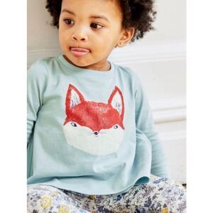 NEW Tea Collection Toddler 12-18 Months Friendly Fox Graphic Tee